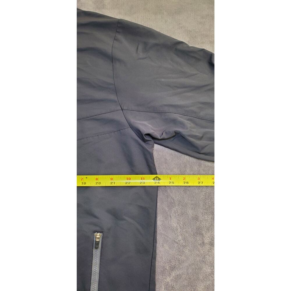 Nike Golf Sz L Men's 1/2-Zip Wind Shirts 578675-010 Black Long Sleeve C23-28 - Picture 3 of 9